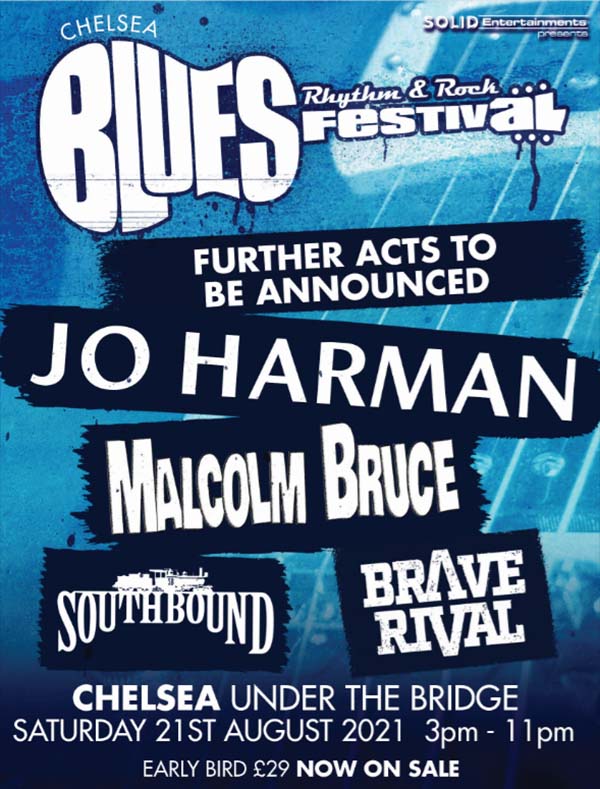 Jo Harman to play Chelsea Blues Festival in August 2021 - Jo Harman